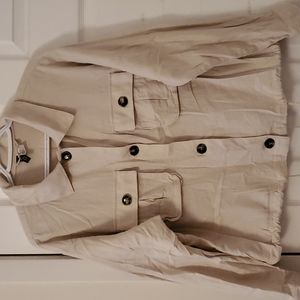 H&M cotton cropped jacket